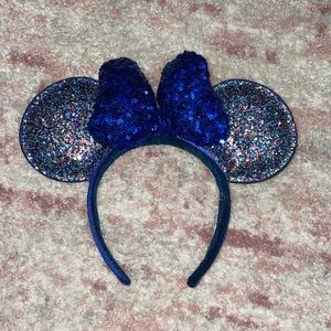 Disney Parks Minnie Mouse Ears Glitter & Sequins Walt Disney World 2020 Headband
